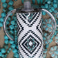 Turquoise + Tribal Blossom Sippy Cup