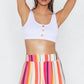 Multicolor Stripe Shorts